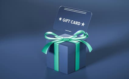 Picture of a digital gift card